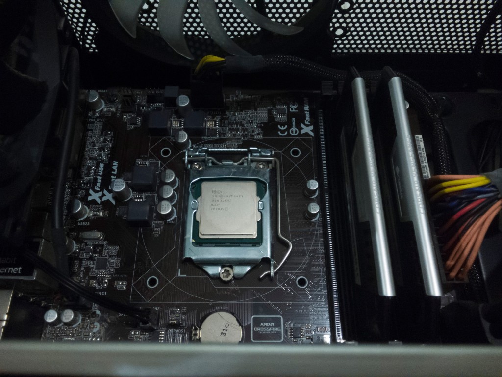 The Intel CPU, cleaned.
